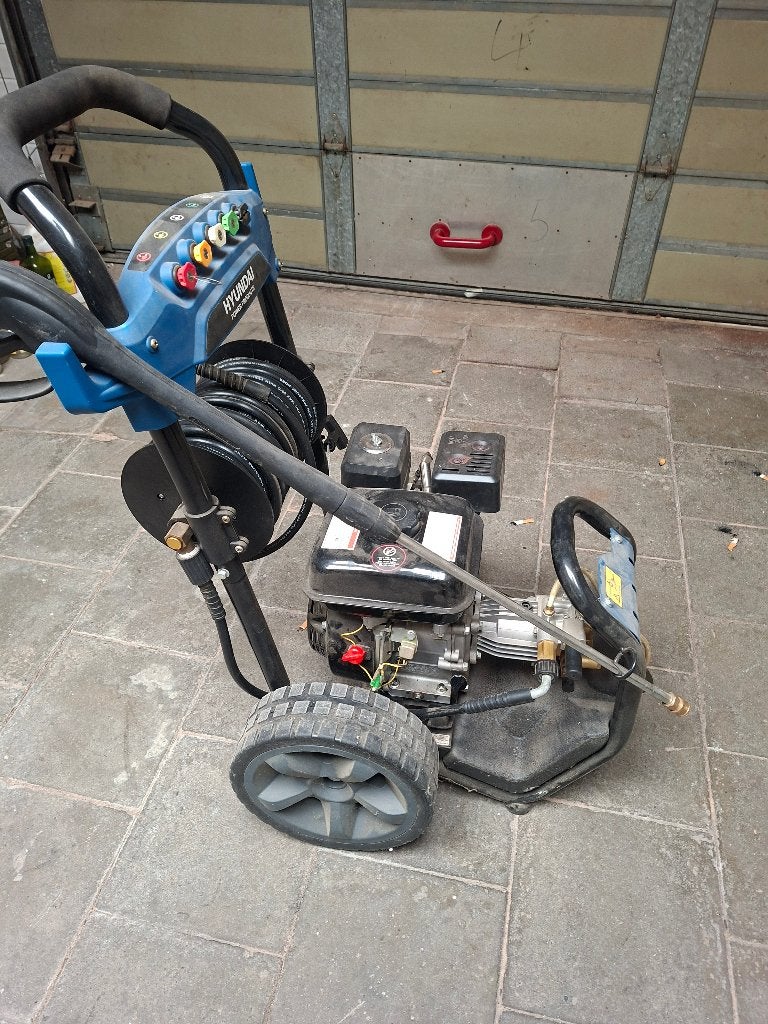 Hogedrukreiniger op benzine, Ophalen, Zo goed als nieuw, Benzine