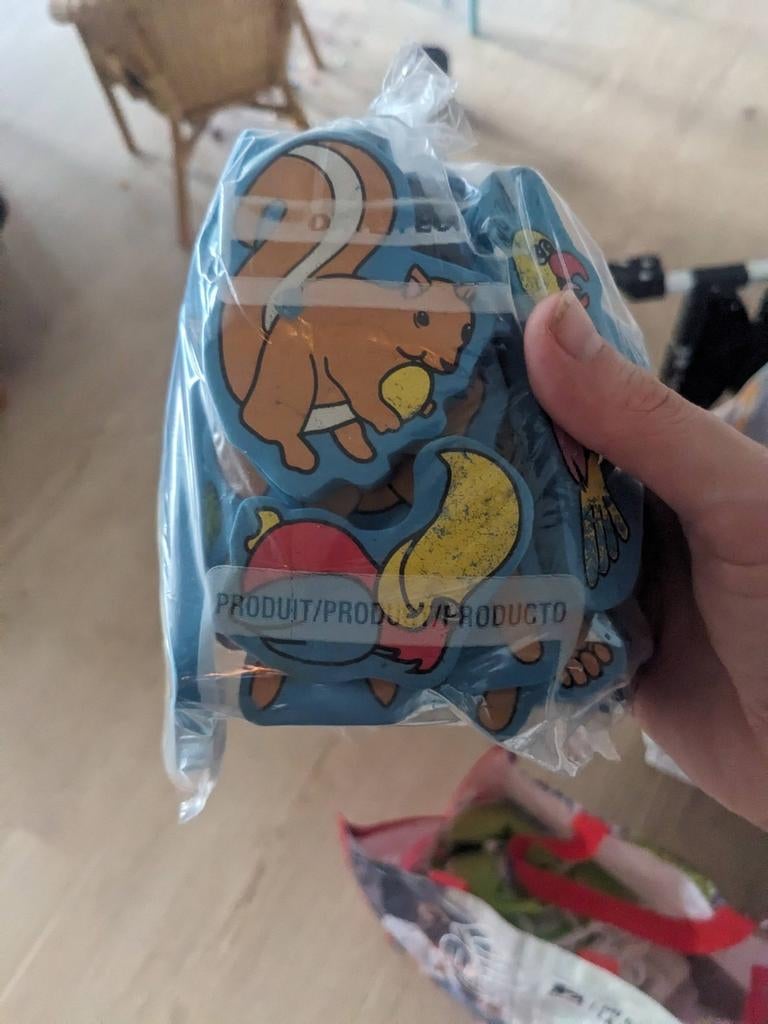 Badspeelgoed dierentuin, Ophalen