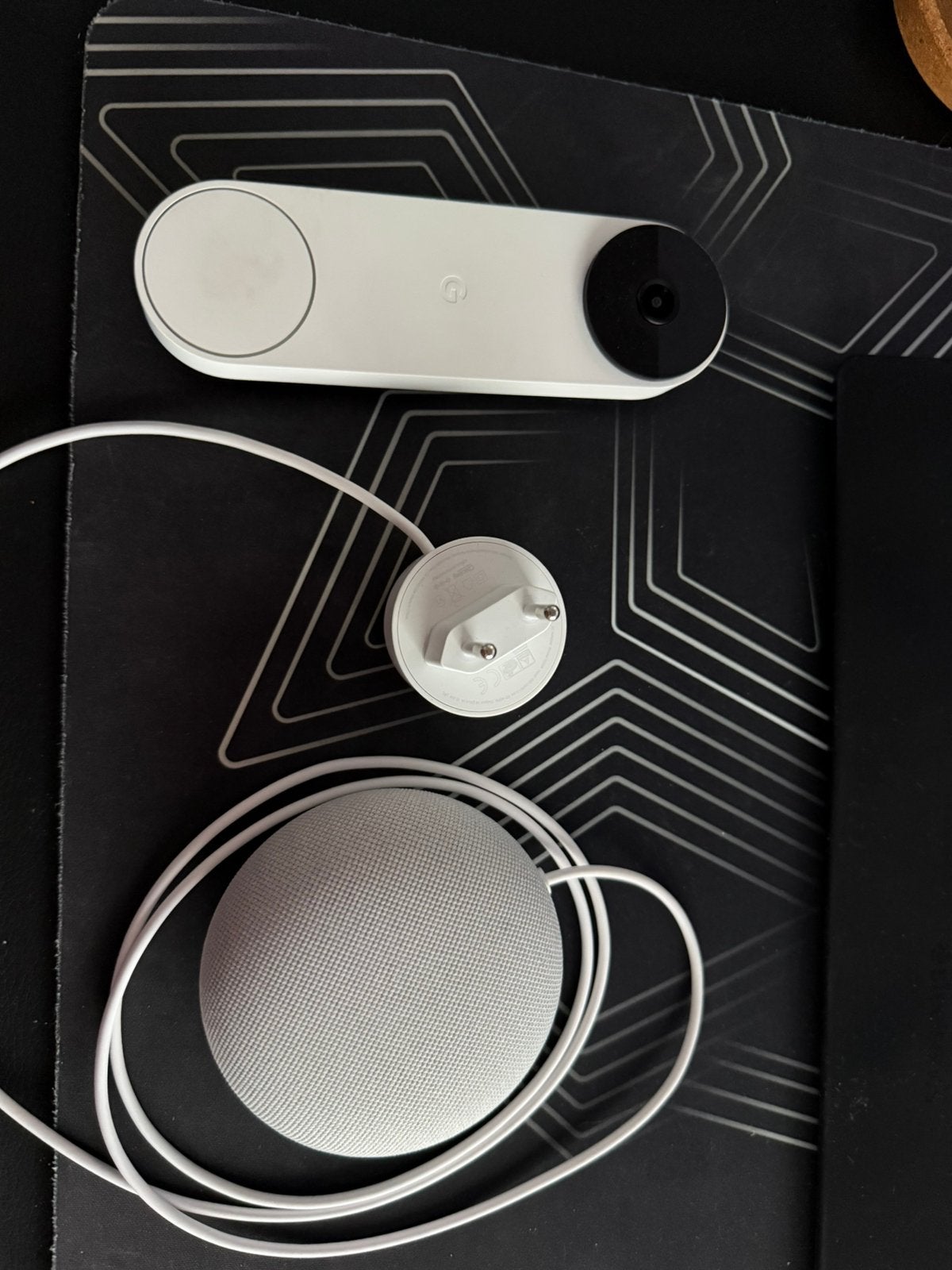 Google Nest deurbel + Google Nest mini, Ophalen, Zo goed als nieuw