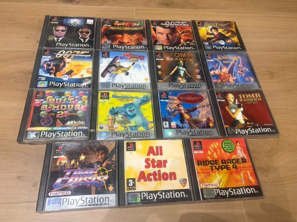 Lot ps1 spellen, Enlèvement, Utilisé