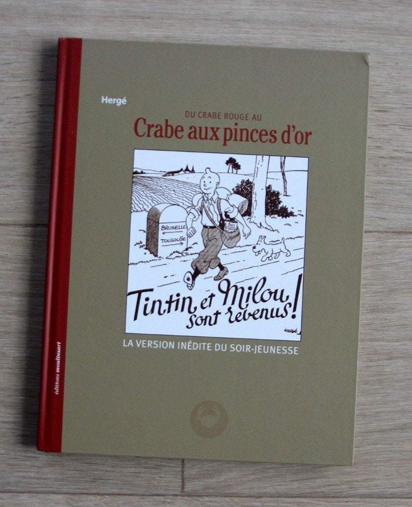 Tintin Du Crabe rouge au Crabe aux pinces d’or Hergé Kuifje, Envoi, Tintin, Neuf, Livre ou Jeu