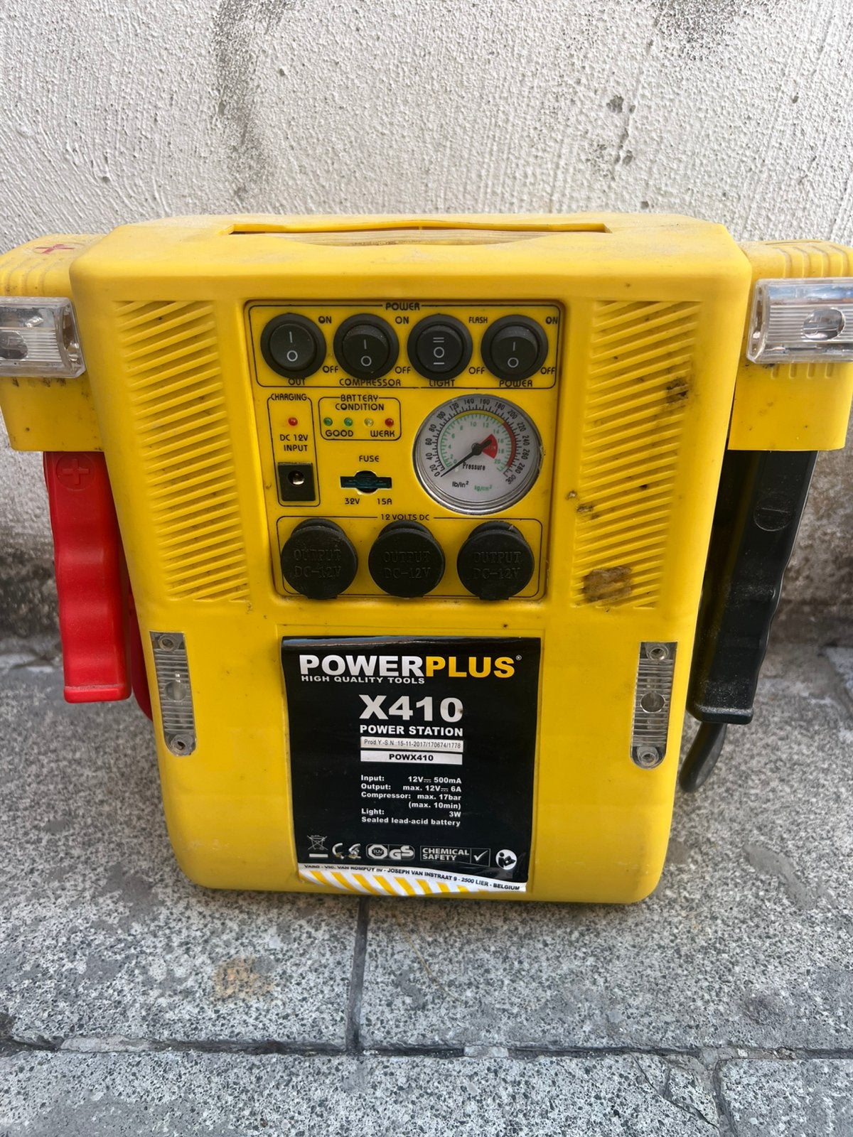 Powerplus, Ophalen