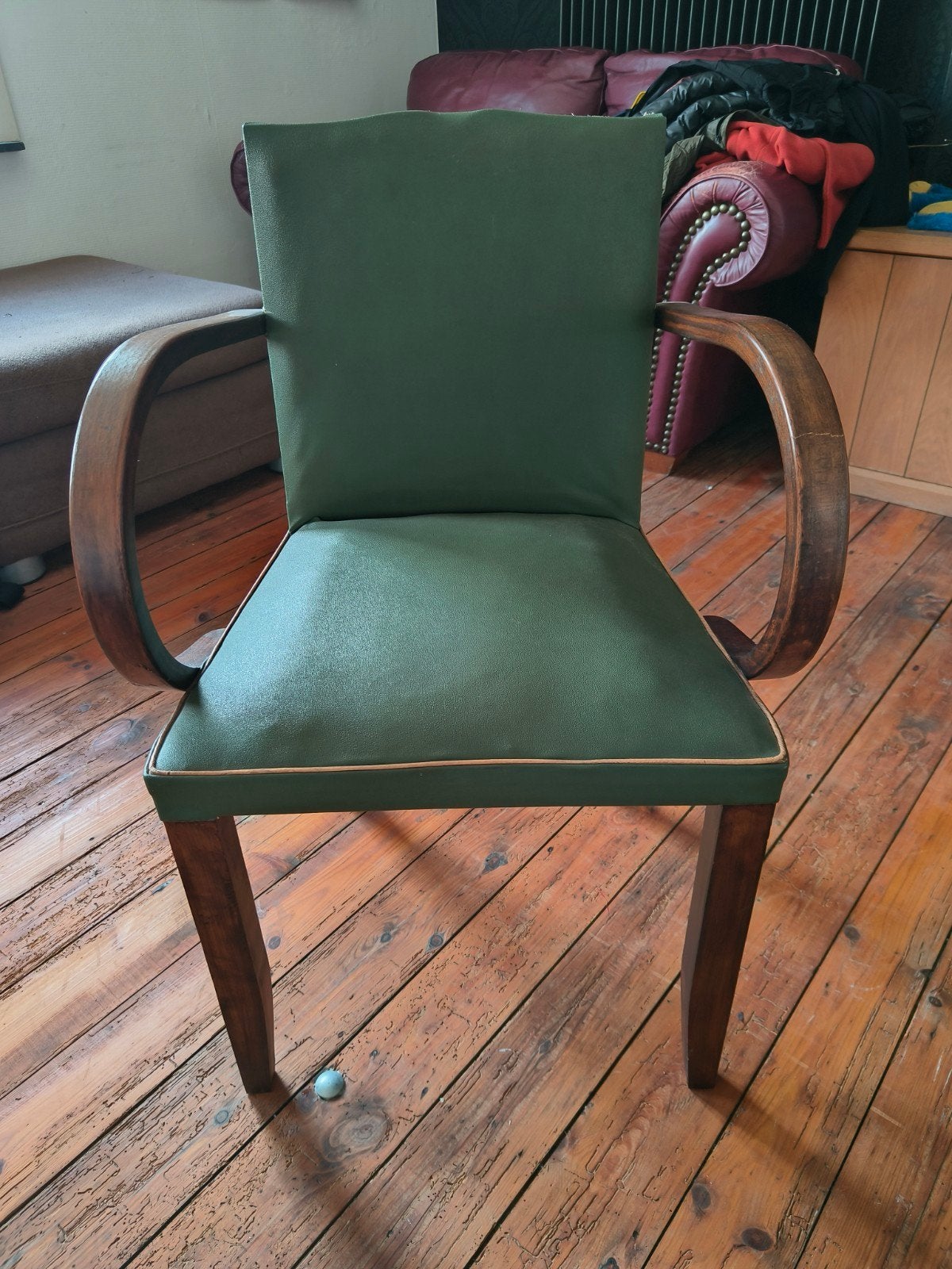 Vintage groen zeteltje, Ophalen, Twee