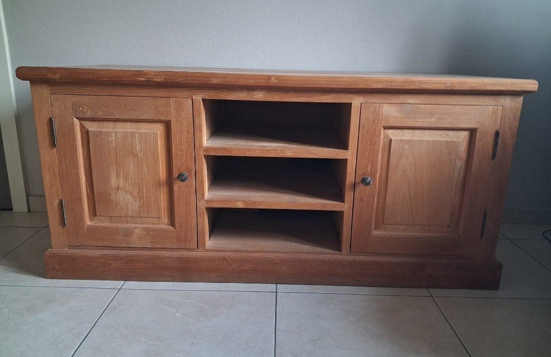 Teak TV kast, Ophalen