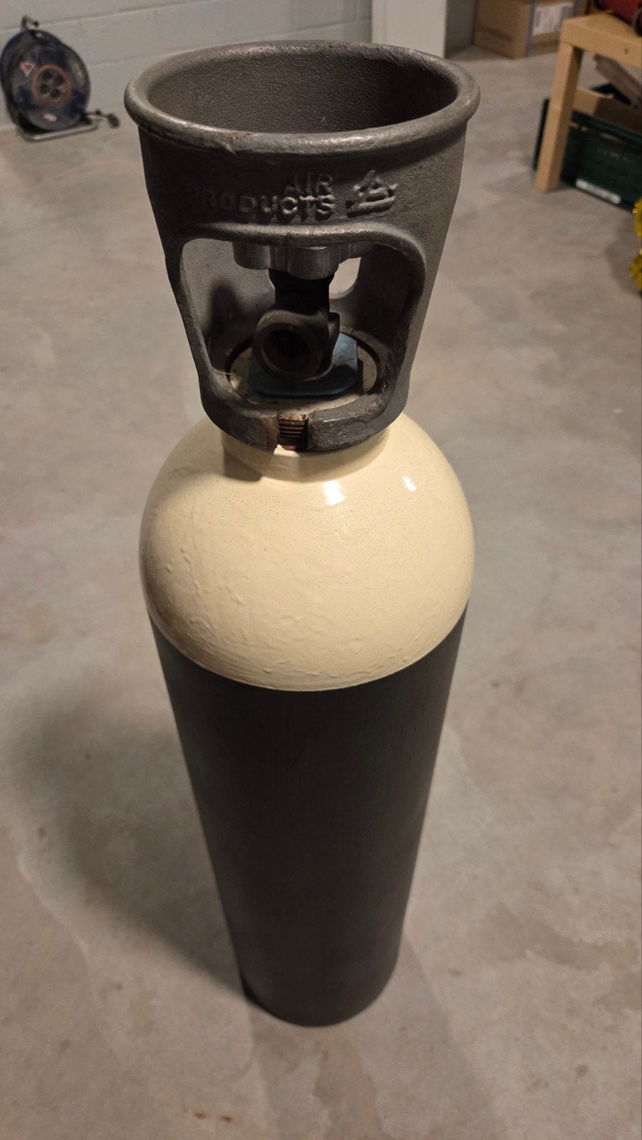Gasfles, Ophalen