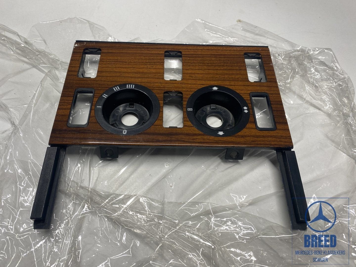 Zebranopaneel middenconsole voor Mercedes-Benz W126, Auto-onderdelen, Gebruikt, -, Ophalen of Verzenden, -