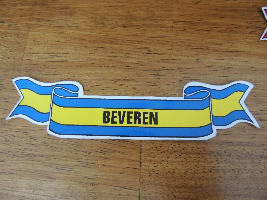 SK Beveren Voetbal Sticker, Envoi, Comme neuf, Sport