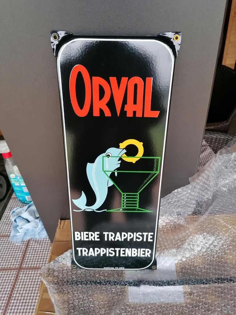 Orval émaille bord 1997., Enlèvement ou Envoi