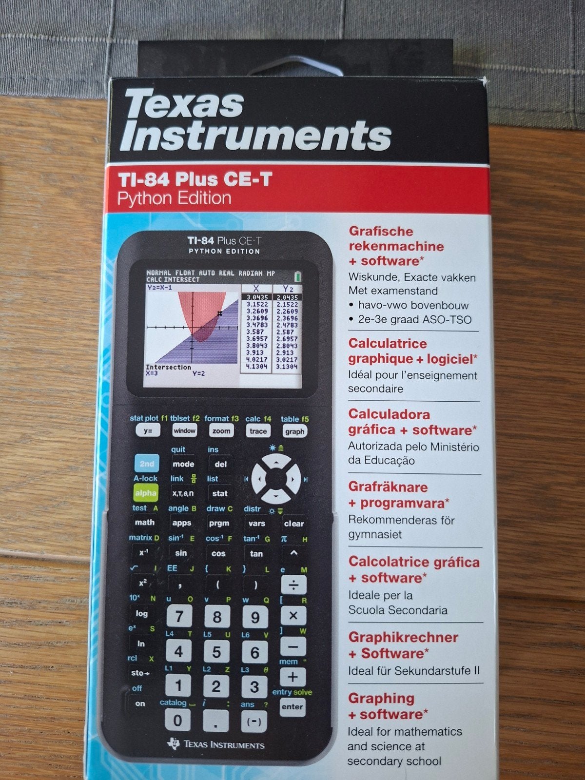 Rekenmachine Texas Instruments TI-84Plus CE-T Phyton edition, Enlèvement