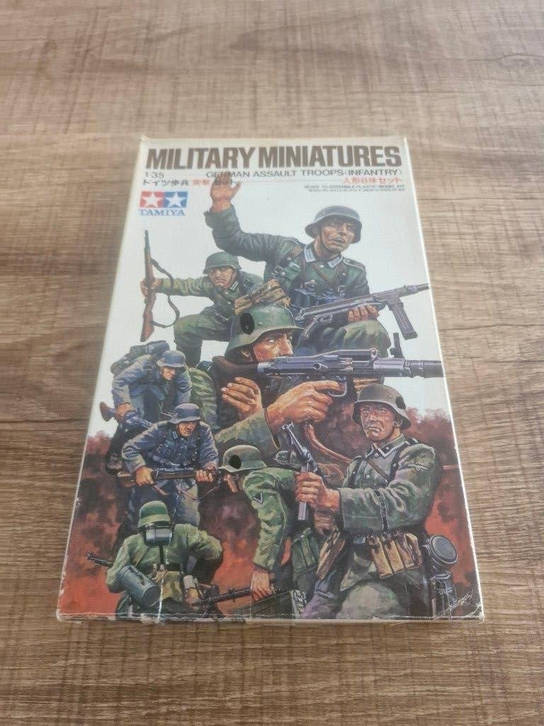 Tamiya 1/35 German Assault Troops Infantry, Hobby & Loisirs créatifs, Modélisme | Figurines & Dioramas, Enlèvement ou Envoi, Neuf