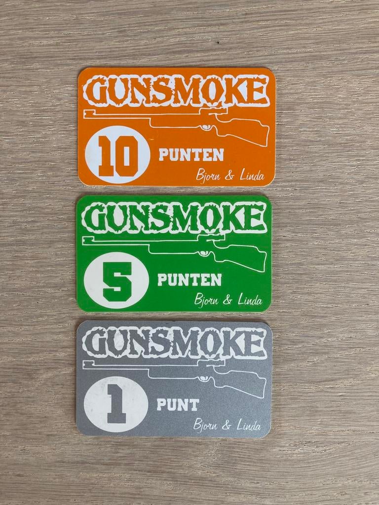 Punten schietkraam Gunsmoke