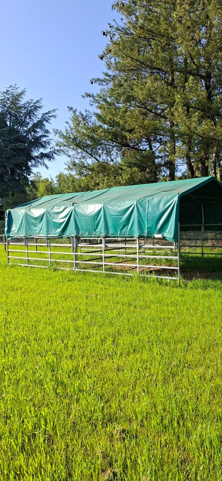 Schuilstal dubbele, Tuin en Terras, Partytenten, Ophalen