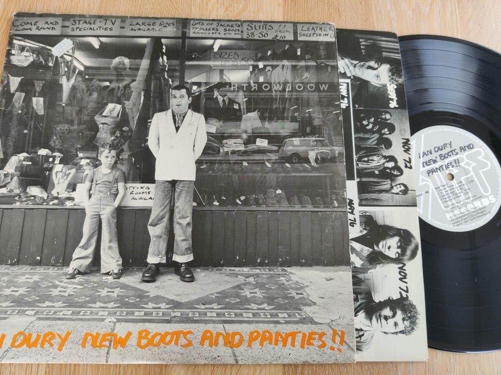 Ian Dury (new boots+panties, binnenhoes, punk, superstaat), Enlèvement ou Envoi, LP