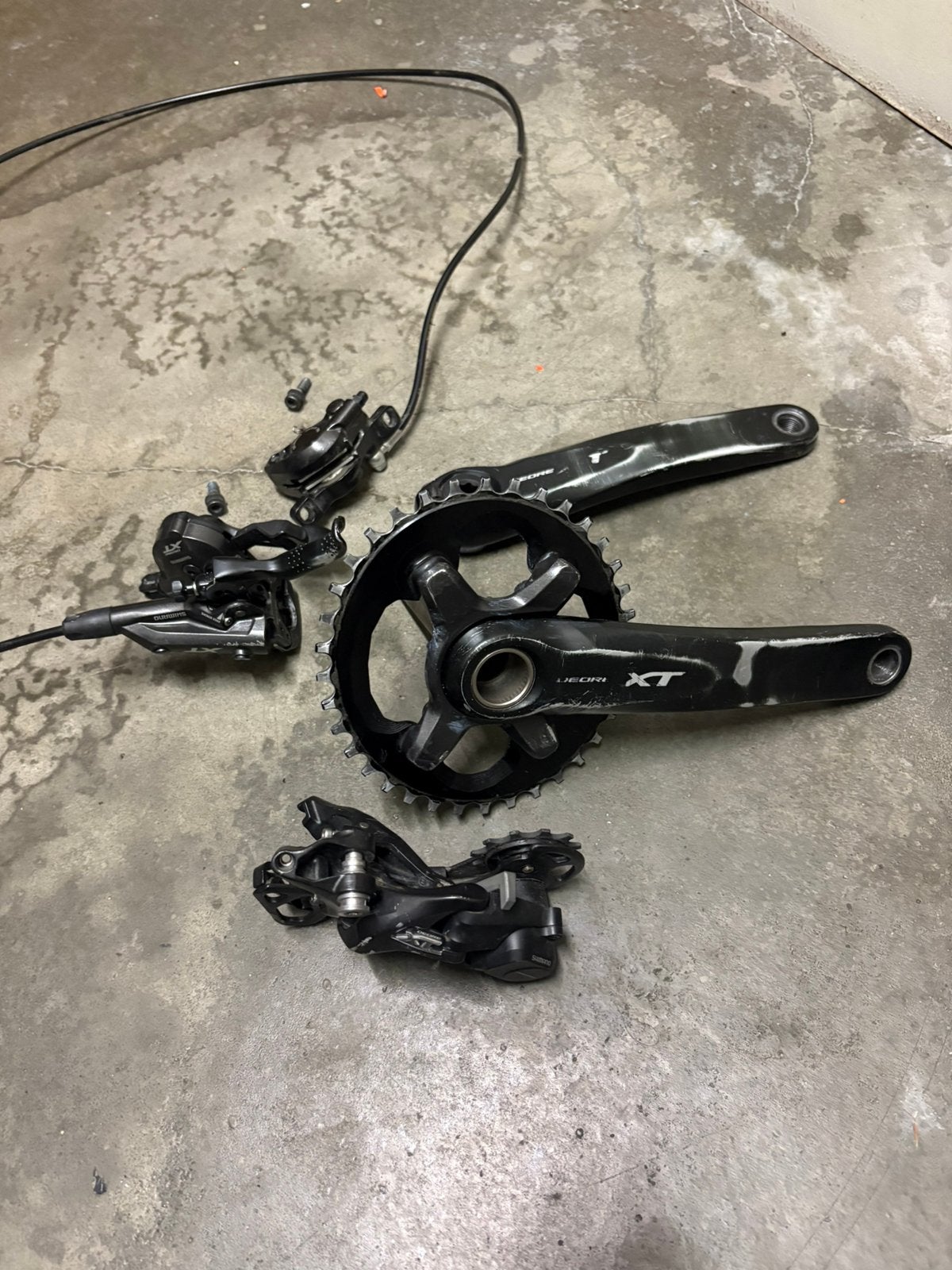 Shimano XT 11 speed groep, Ophalen, Zo goed als nieuw