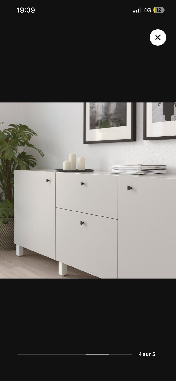 4 poignées ikea, Maison & Meubles, Enlèvement, Comme neuf