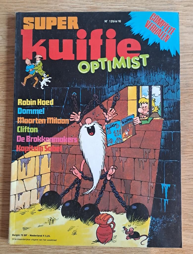 16 - Super Kuifje - Optimist, Boeken, Gelezen, Eén stripboek, Ophalen of Verzenden, Diverse Auteurs
