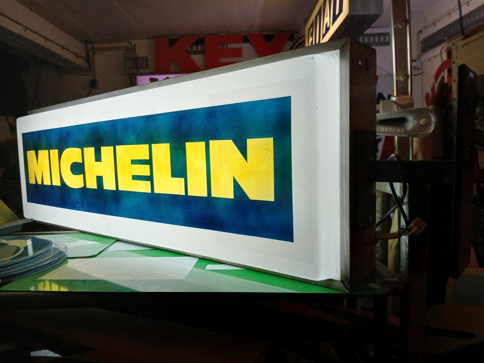 Michelin lichtbak lichtreclame, Verzamelen, Ophalen