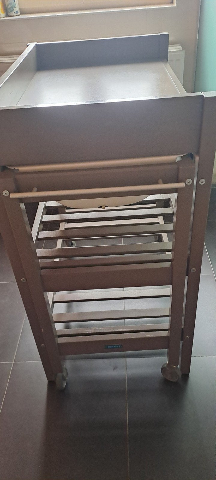 verzorgingstafel baby met badje, Ophalen, Zo goed als nieuw, Badje, Overige merken