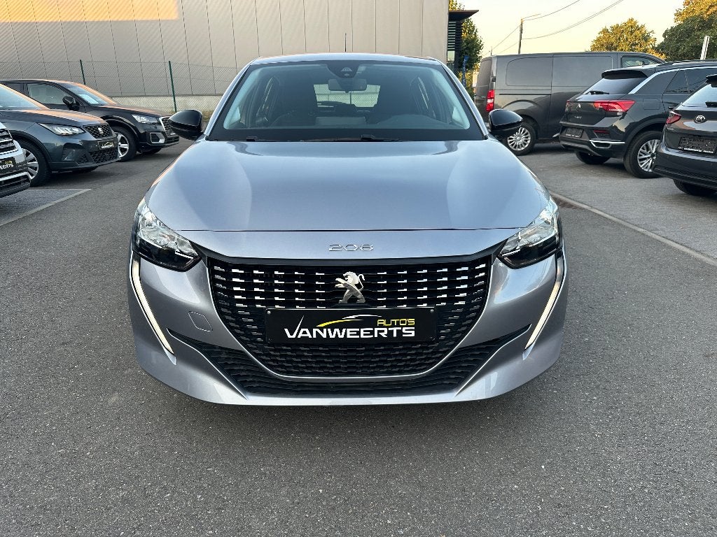 Peugeot 208, 1.2 benzine, 100 pk!  CARPLAY-ANDROID, Argent ou Gris, Achat, Euro 6, Entreprise