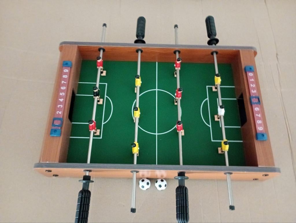 Tafelvoetbal, Ophalen