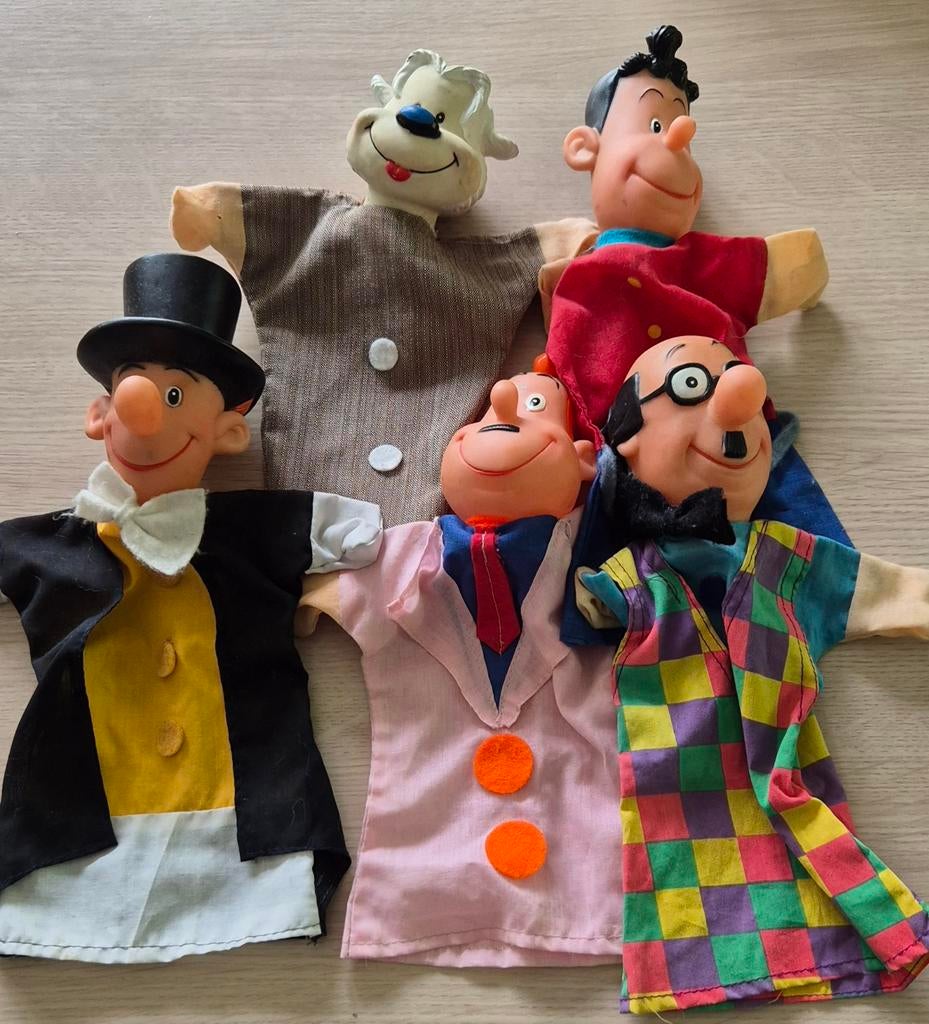 5 poppenkastpoppen Samson en Gert, Kinderen en Baby's, Ophalen