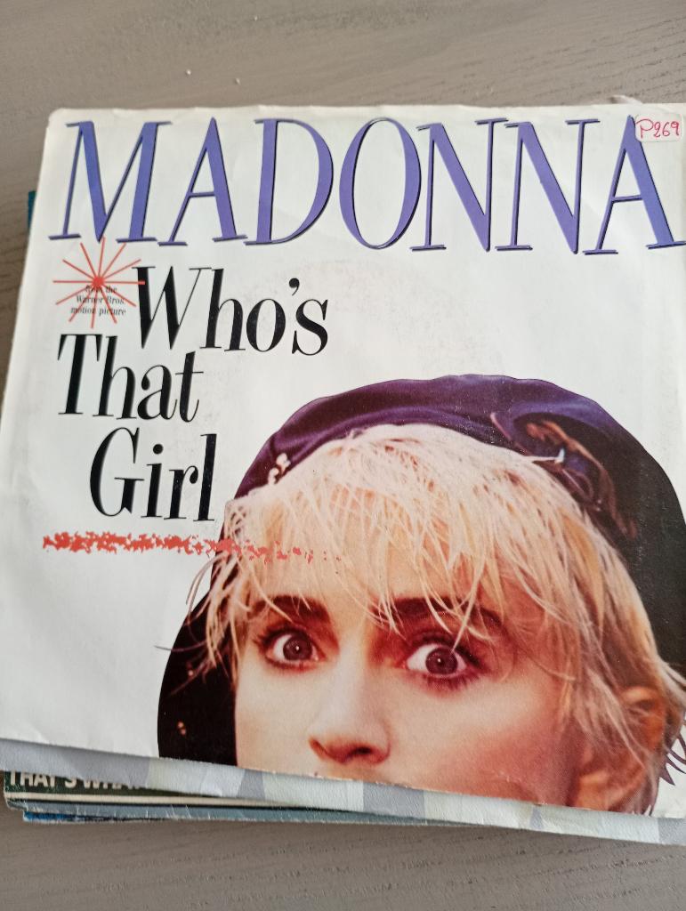 Madonna - Who's that girl, Gebruikt, 7 inch, Ophalen of Verzenden, Pop