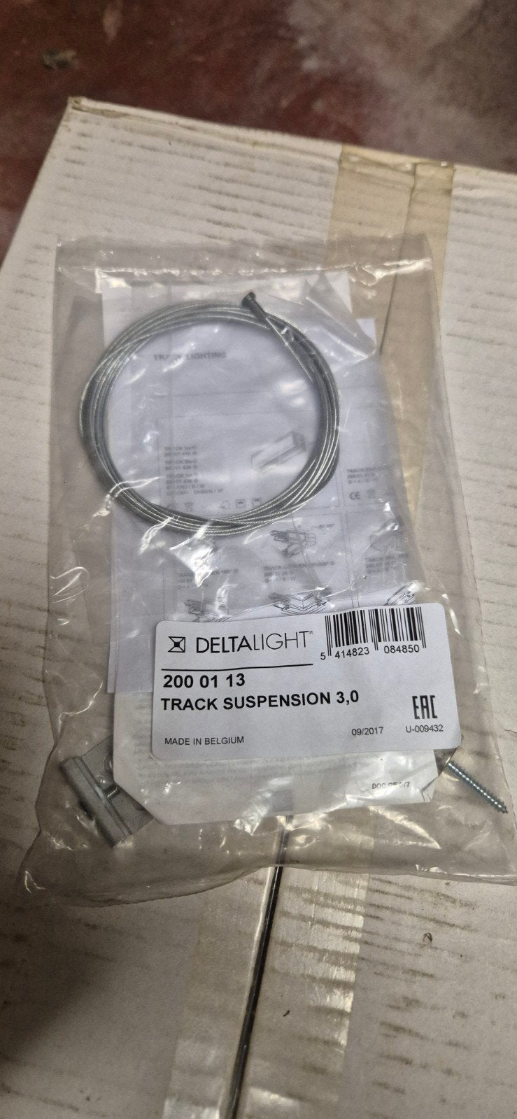 Lot 2 kits suspensions câble Delta Light Track Suspension 3., Maison & Meubles, Enlèvement, Neuf