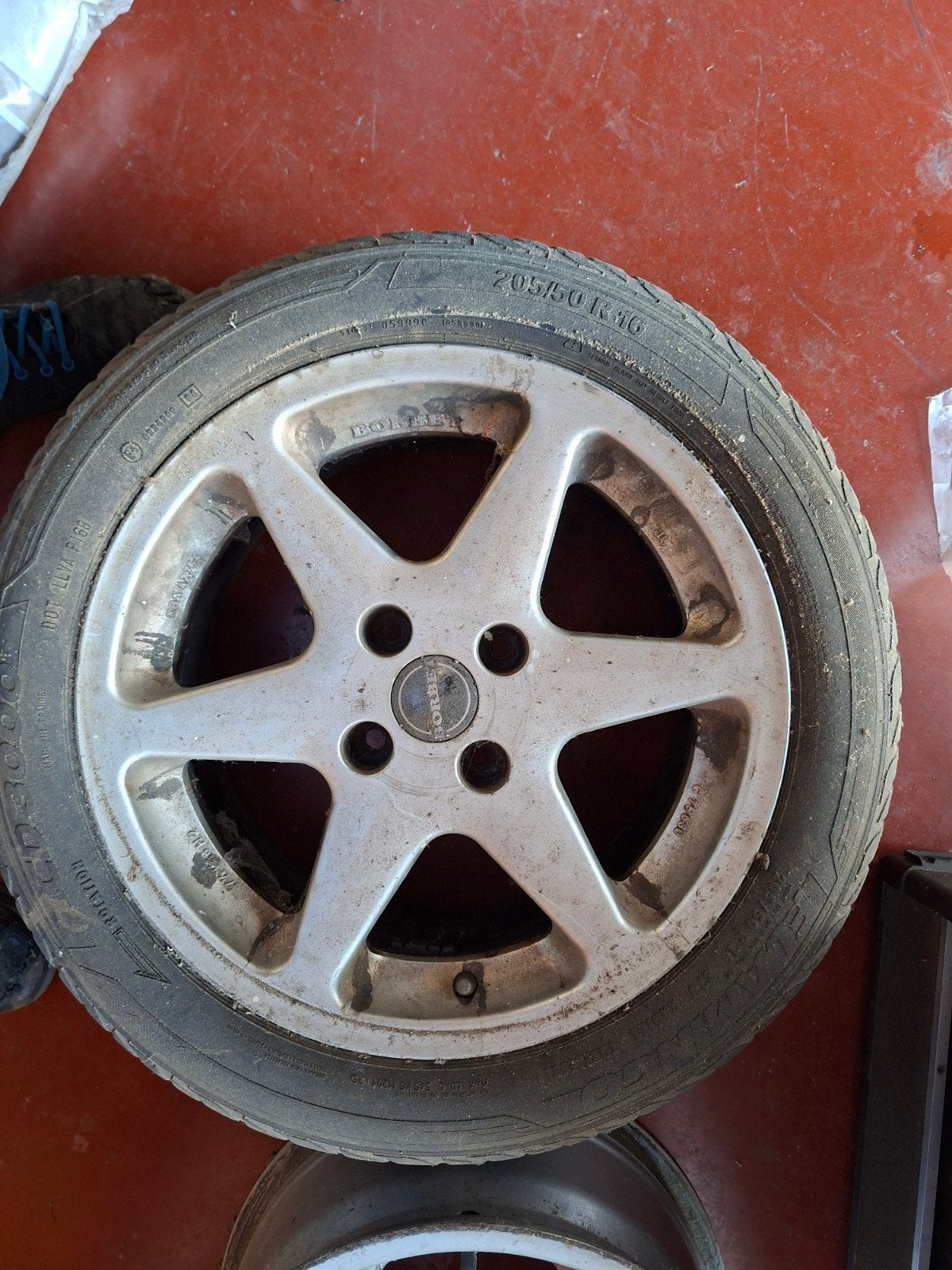 borbet " type C ", Auto-onderdelen, Banden en Velgen, Ophalen, Velg(en)