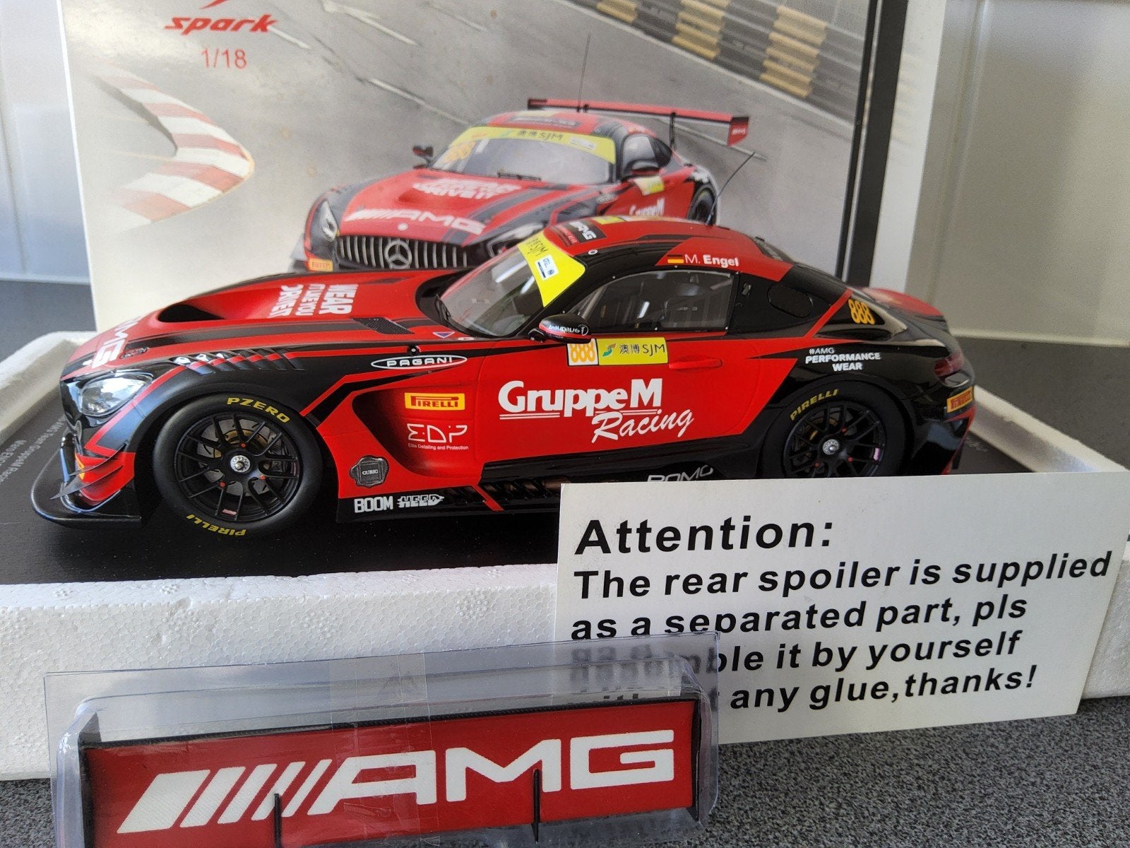 Mercedes AMG GT3., Ophalen of Verzenden