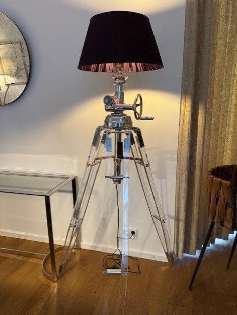 Vloerlamp Eichholtz Royal Marine lamp – een echte EYECATCHER, Antiquités & Art, Enlèvement