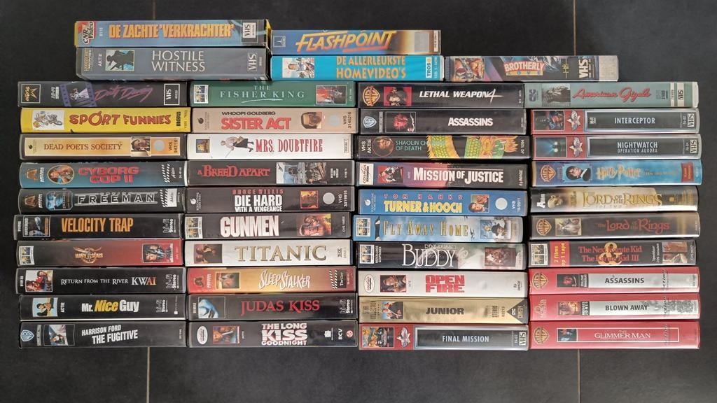 Originele VHS films., Cd's en Dvd's, Ophalen of Verzenden, Gebruikt, Actie en Avontuur