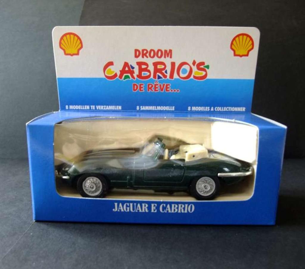 Maisto Shell collection Jaguar E cabrio in box - NIEUW, Ophalen of Verzenden, Nieuw, Auto
