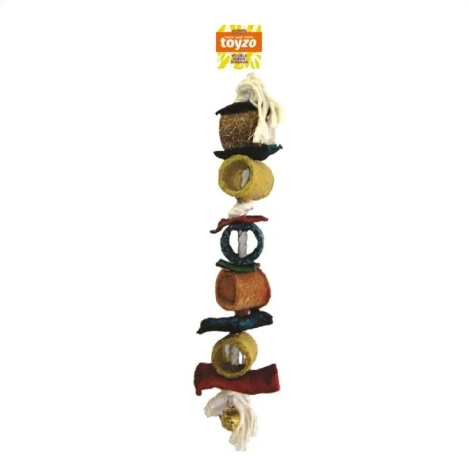 Chips + disque pour perroquet 40 cm BT3014 - Bird Toys, Enlèvement
