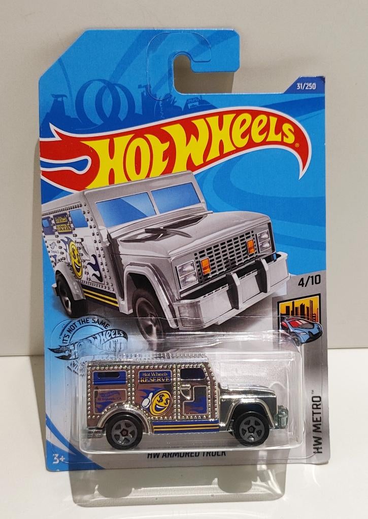 Hot Wheels Armored Truck Chrome (2018), Enlèvement ou Envoi