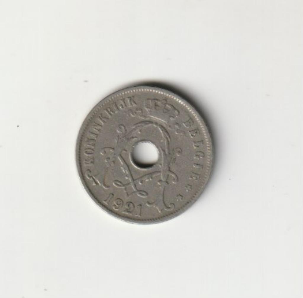 BELGIQUE BELGIE BELGIUM 25 CENTIMES 1921 NL, Enlèvement ou Envoi, Série
