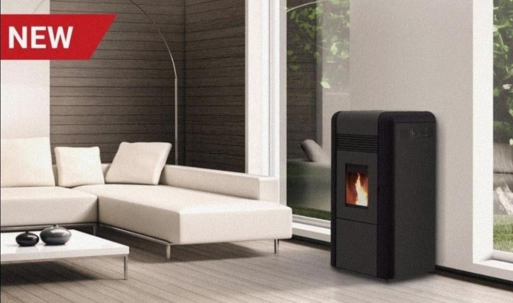 Pelletkachel CV Dino 27 kw Promo WIFI gratis, Huis en Inrichting, Kachels, Zo goed als nieuw, Pelletkachel, Ophalen of Verzenden