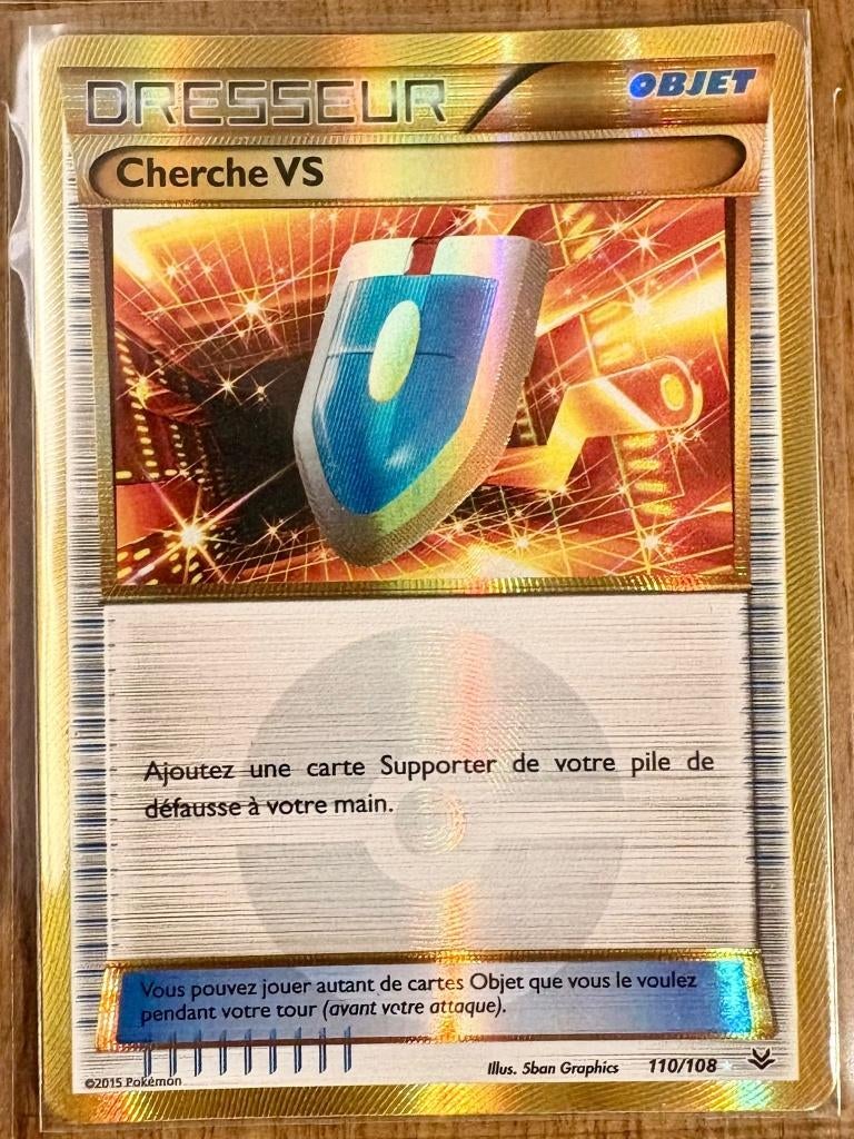 X&Y (Ciel Rugiss.) Cherche VS – Carte secrète gold 110/108, Envoi, Comme neuf