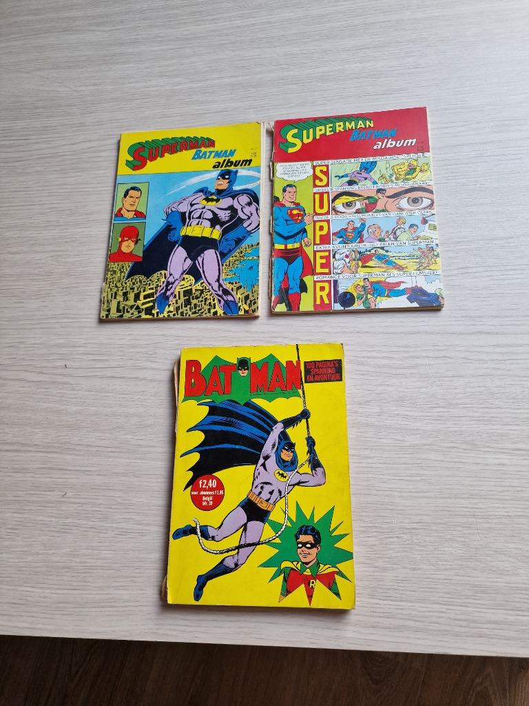 3 boekjes/comics Batman & Superman, Boeken, Strips | Comics, Meerdere comics, Ophalen, Gelezen, Europa