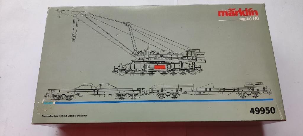 Märklin 49950 kraanwagen "Goliath" digitaal, Hobby & Loisirs créatifs, Trains miniatures | HO, Comme neuf, Set de Trains, Märklin