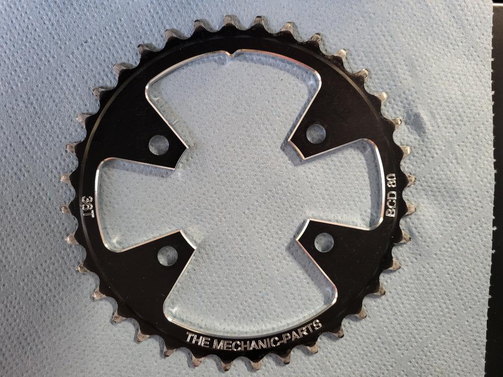 TMP custom binnenblad GRX 36T BCD80, Fietsen en Brommers, Fietsonderdelen, -, -, Overige typen, The Mechanic Parts