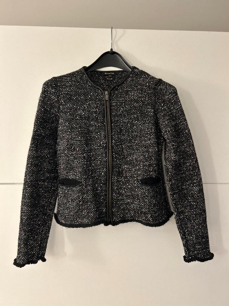 Massimo Dutti zwarte vest met rits, Massimo Dutti, Zwart, Ophalen of Verzenden, Zo goed als nieuw