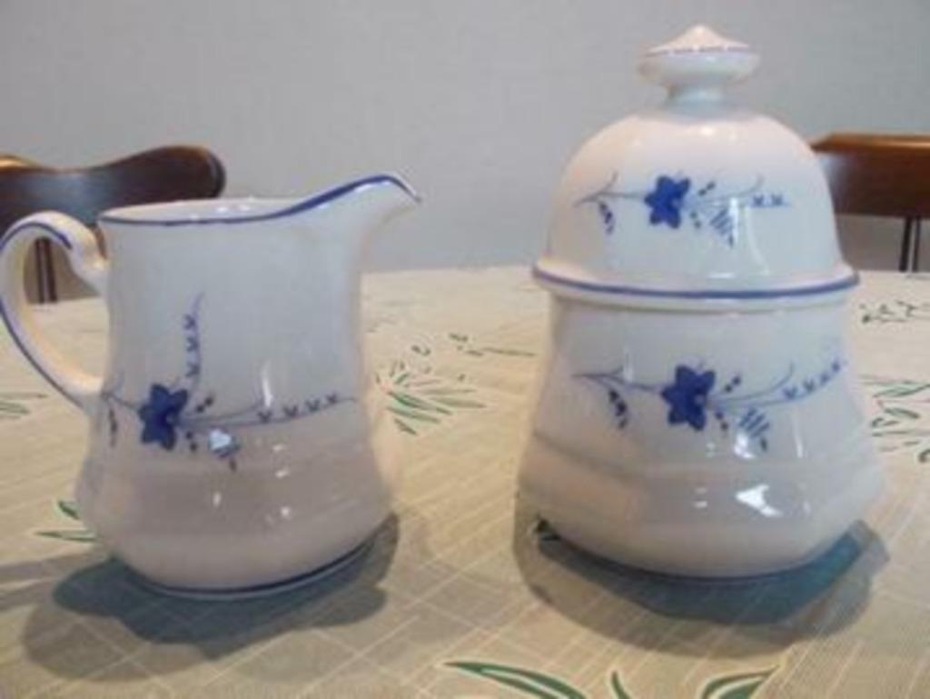 Winterling Bavari 9 -koffiepot+melk & suikerkan+servies 11st, Enlèvement, Comme neuf, Autres styles, Service complet