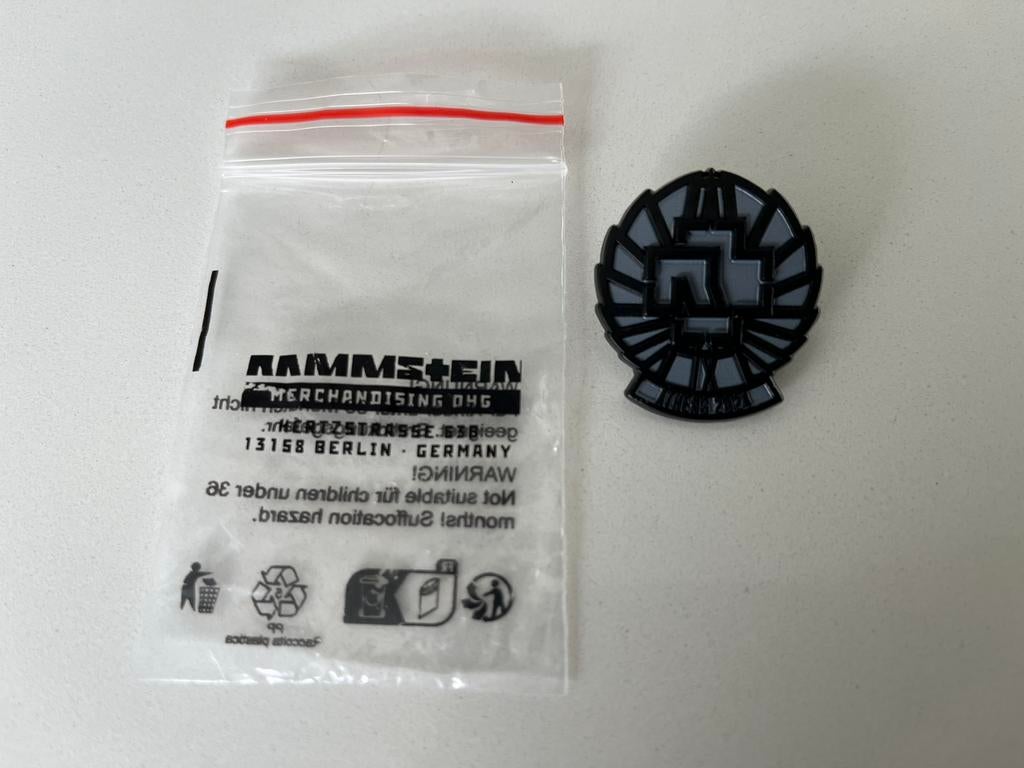 Rammstein City pin 2024 Athens Athene gelimiteerd 1000st, Verzamelen, Ophalen of Verzenden, Nieuw, Overige onderwerpen, Speldje of Pin