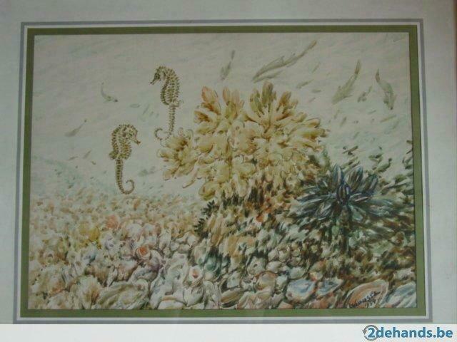 Schilderij Vanheste 1954, Antiek en Kunst, Ophalen of Verzenden