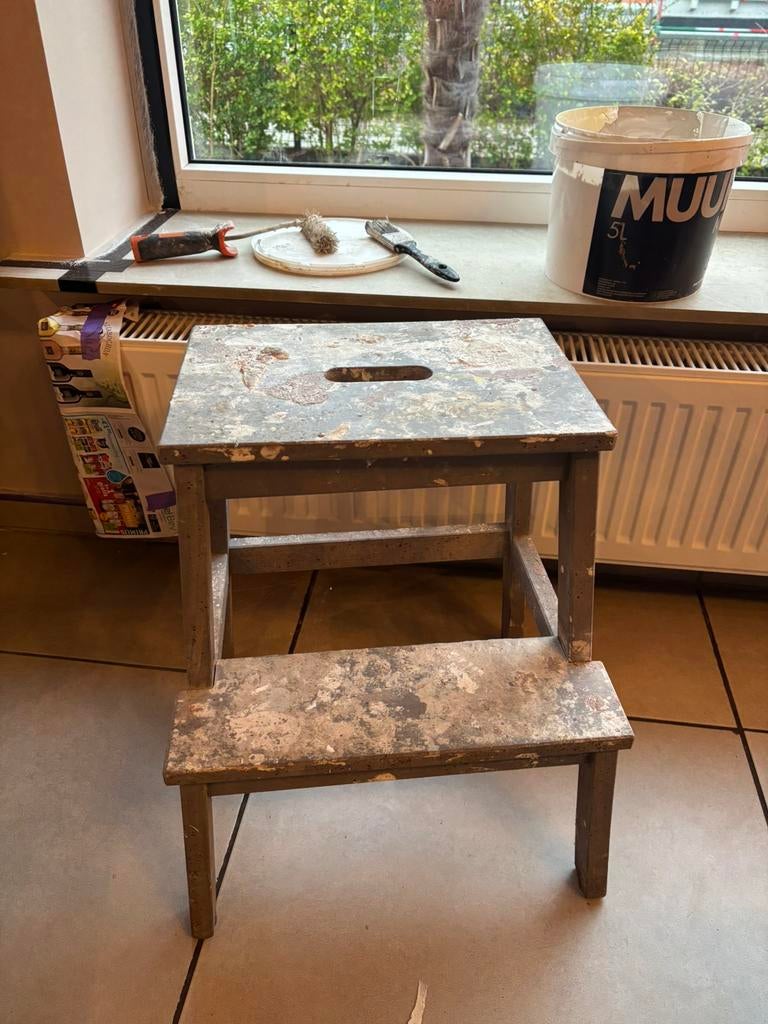 Trapje, Doe-het-zelf en Bouw, Ladders en Trappen, Ophalen, Gebruikt