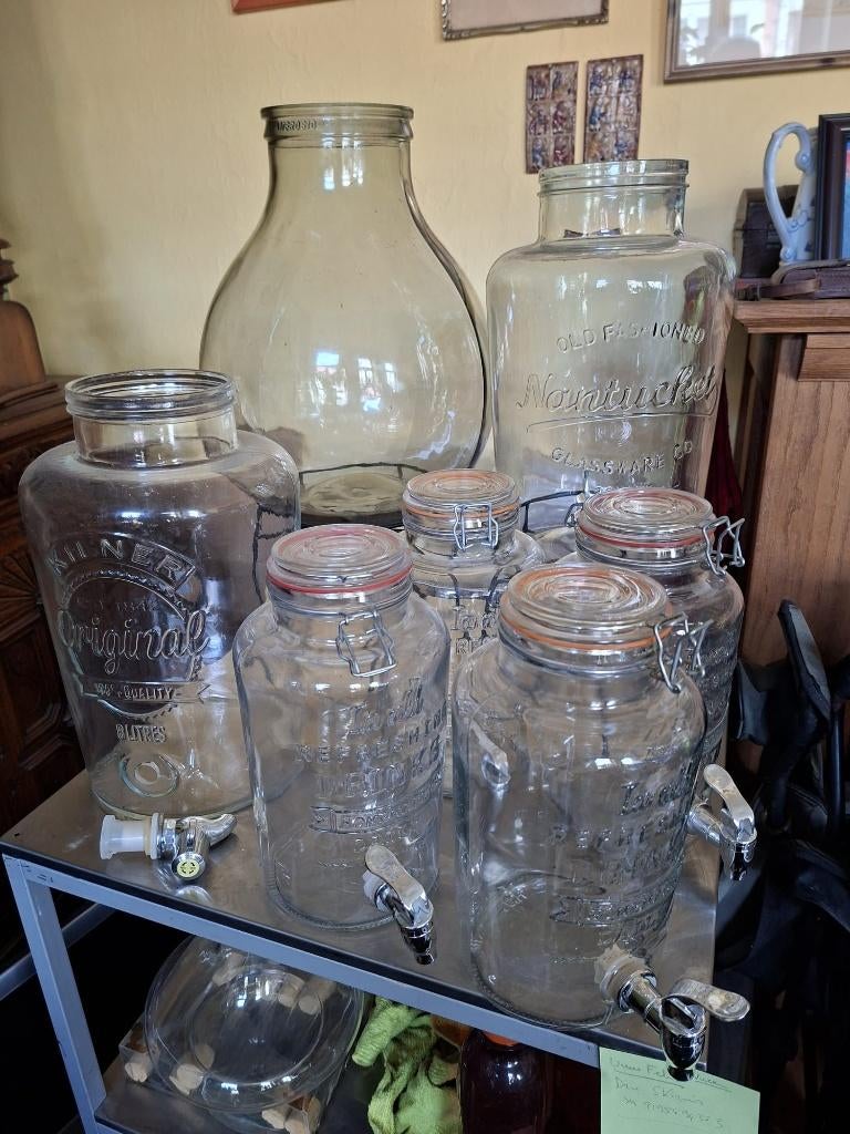 3 drankdispensers van 3 lit, Enlèvement, Comme neuf