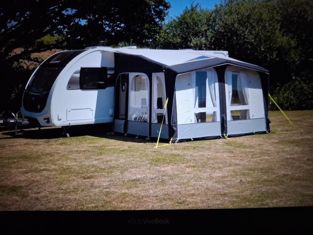 Voortent Kampa Club Air 330., Caravans en Kamperen, Ophalen, Zo goed als nieuw, Kampa Dometic