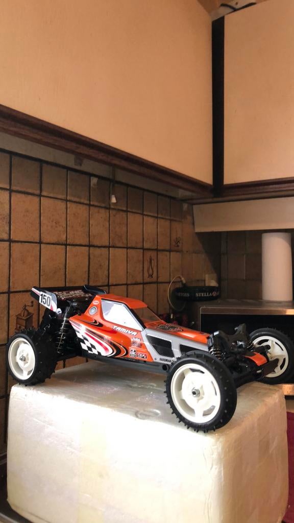 RC Tamiya DT-03 Racing Fighter NAGELNIEUW, Neuf, Échelle 1:10, Enlèvement ou Envoi, Voiture off road