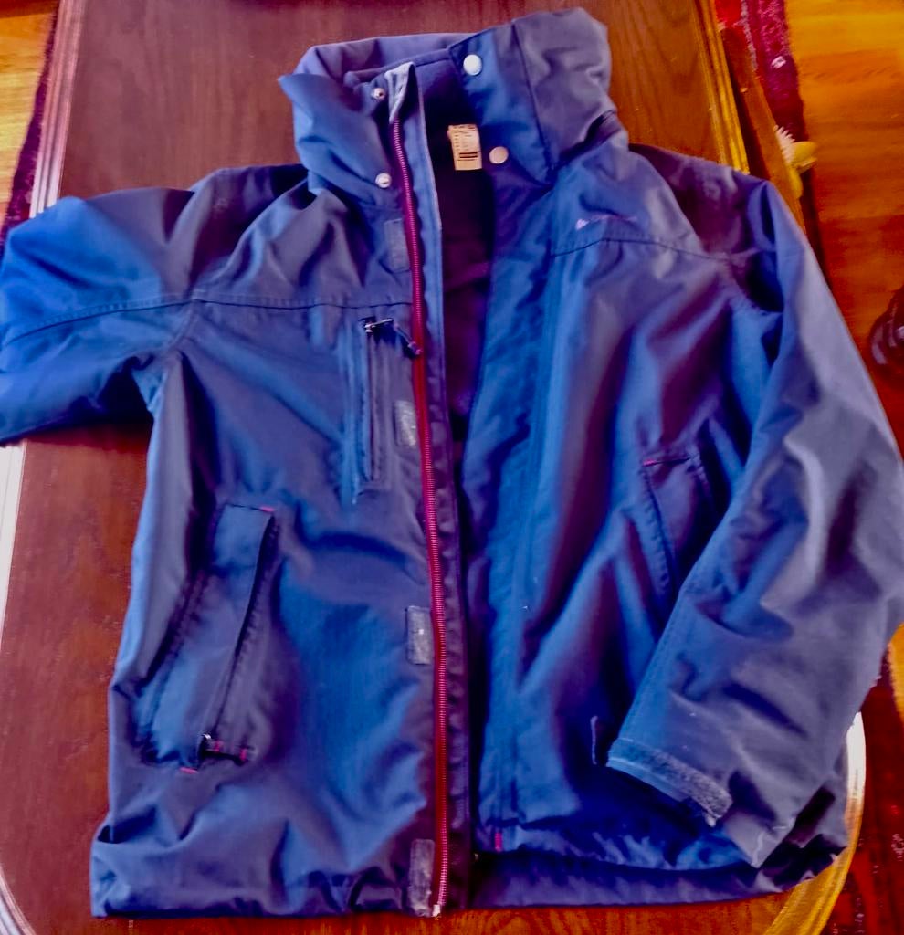 Donker blauw jas. 3- in-1, Ophalen of Verzenden, Gebruikt, Regenjas