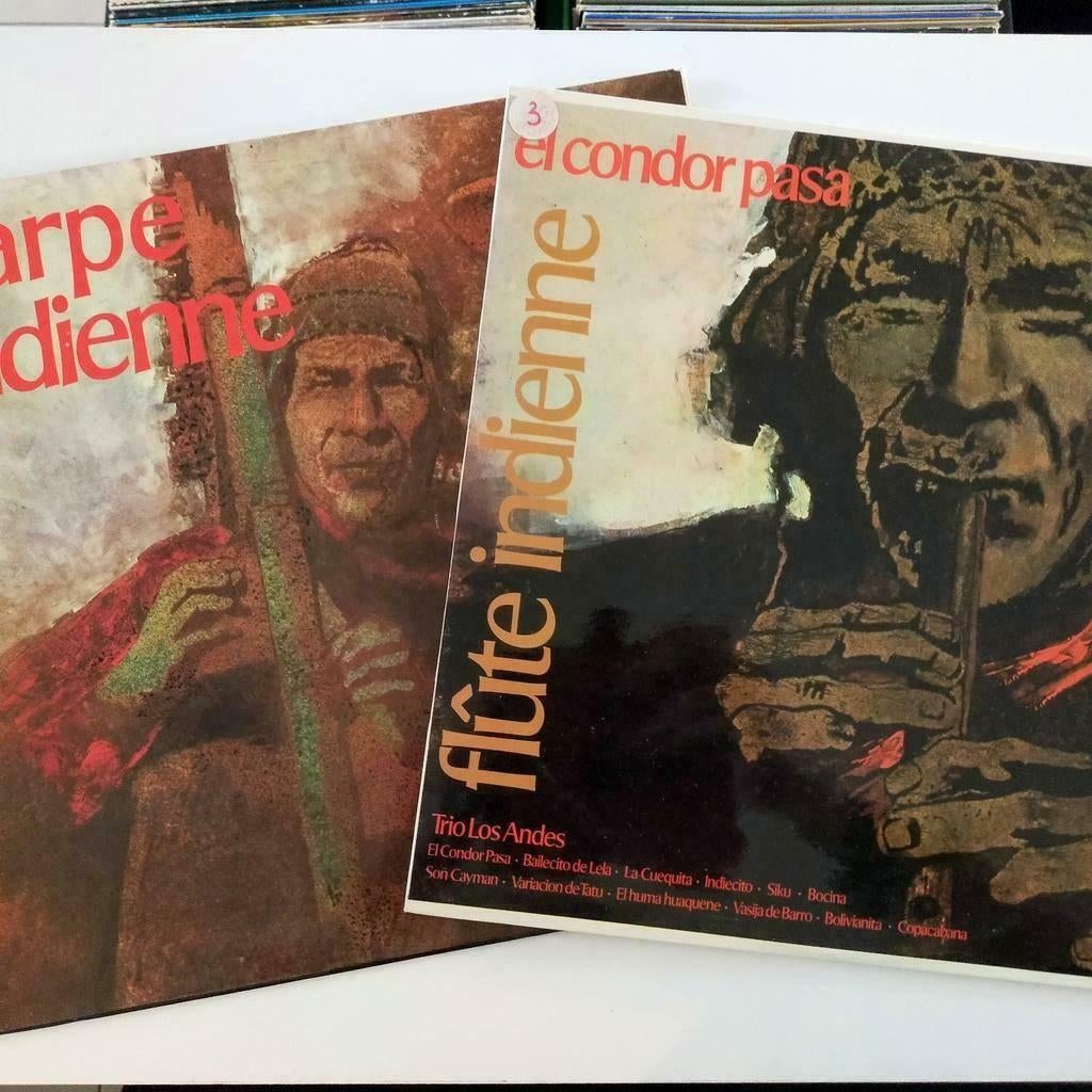 2x Vinyl LP Folklore Latijns-Amerika Incas Fluit Harp Inca, Ophalen of Verzenden, 12 inch